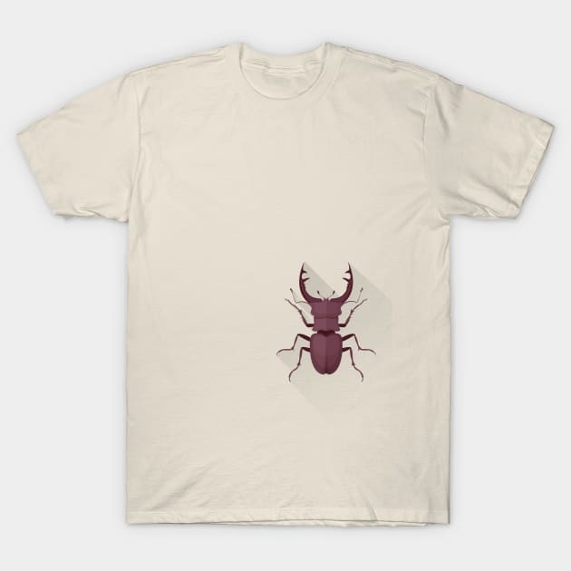 Stag Beetle T-Shirt by mstupic